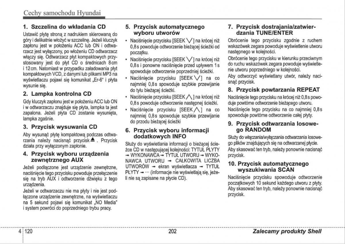 manual  Hyundai i30 I 1 instrukcja / page 202