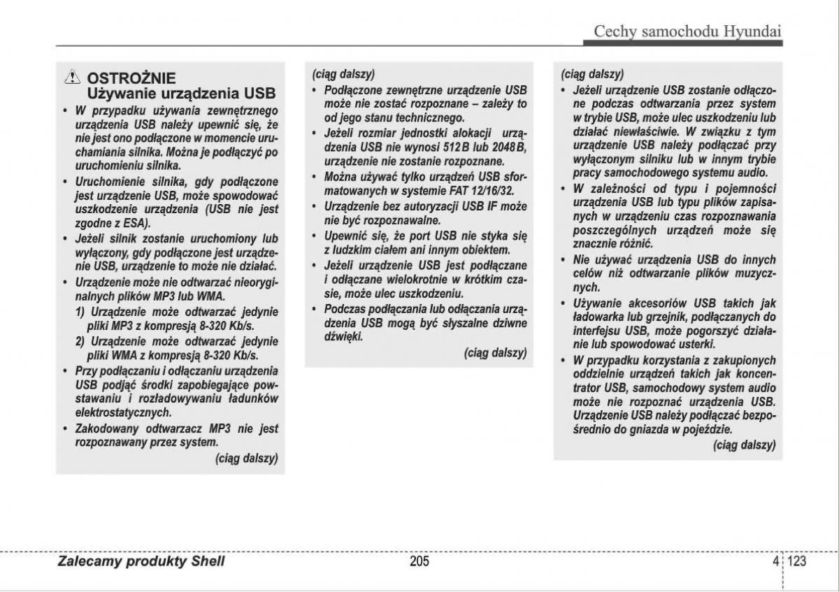 manual  Hyundai i30 I 1 instrukcja / page 205