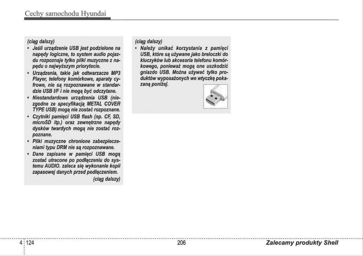 manual  Hyundai i30 I 1 instrukcja / page 206