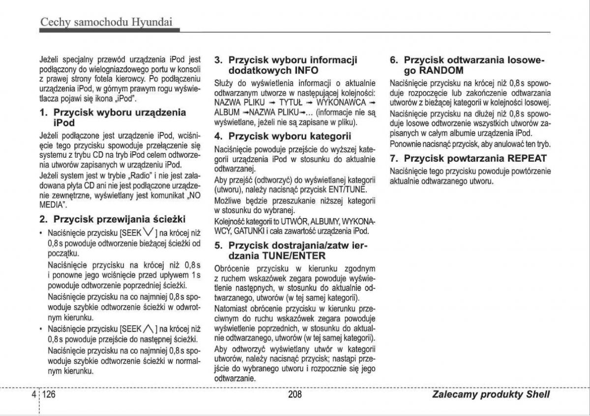 manual  Hyundai i30 I 1 instrukcja / page 208