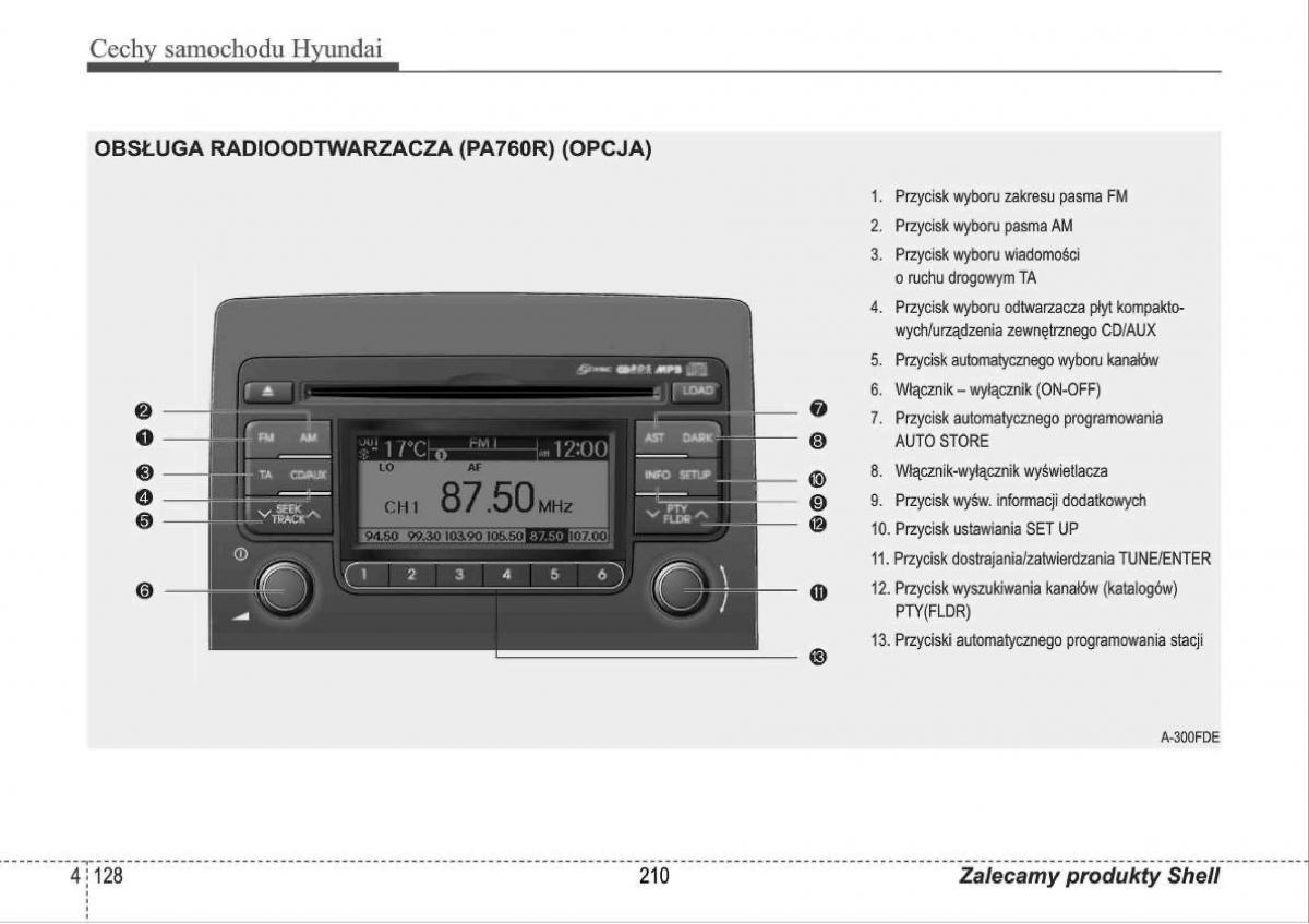 manual  Hyundai i30 I 1 instrukcja / page 210