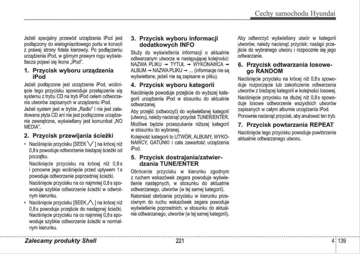 manual  Hyundai i30 I 1 instrukcja / page 221