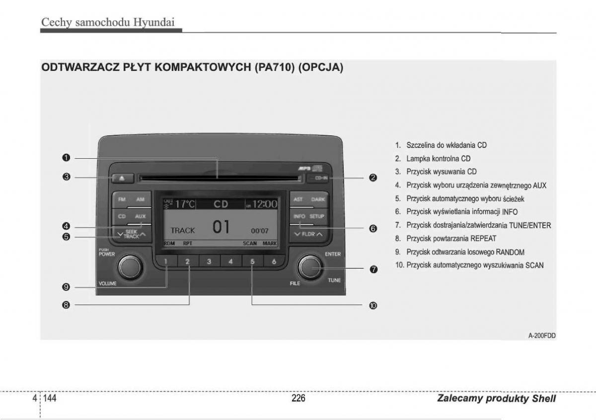 manual  Hyundai i30 I 1 instrukcja / page 226