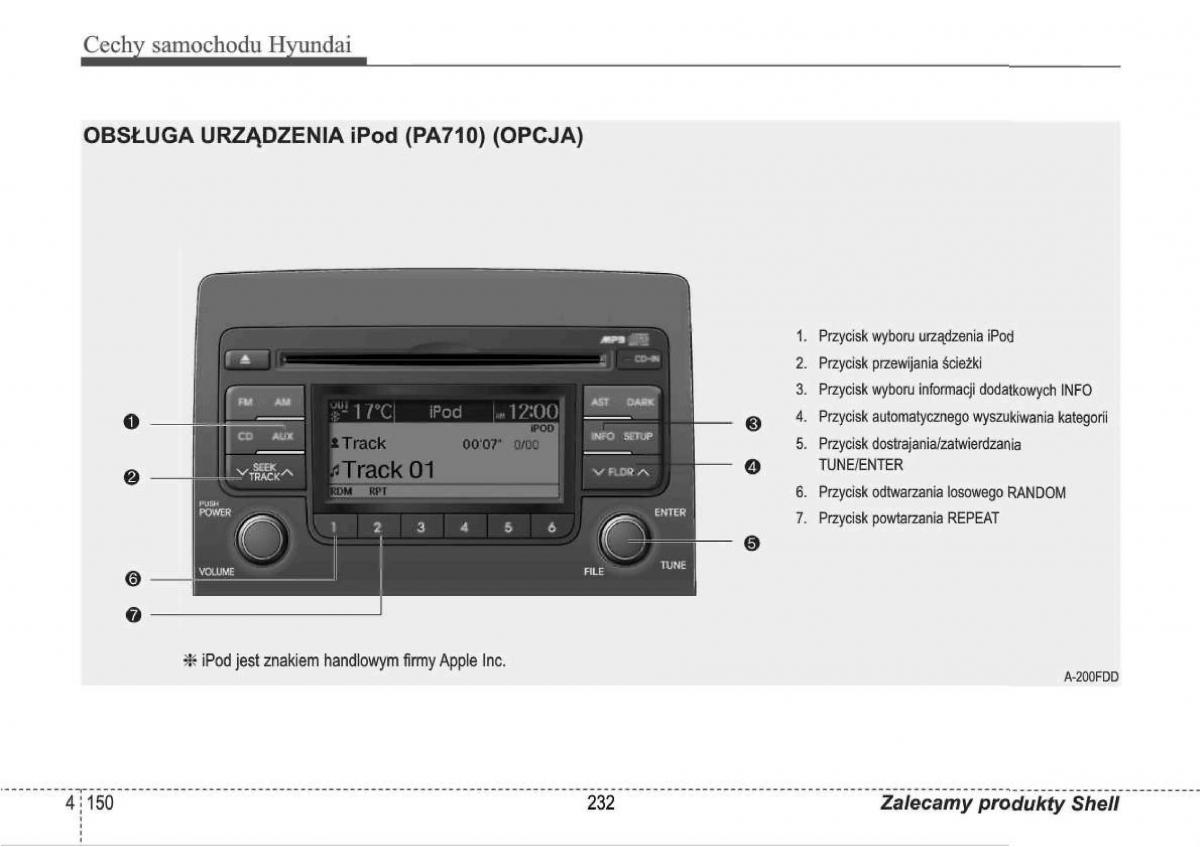 Hyundai i30 I 1 instrukcja obslugi / page 232