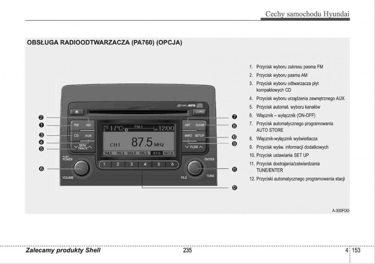 Hyundai i30 I 1 instrukcja obslugi / page 235