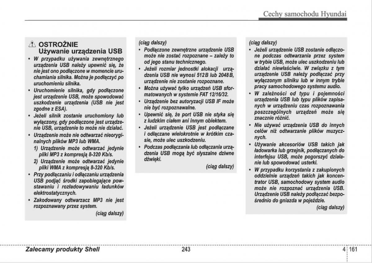 manual  Hyundai i30 I 1 instrukcja / page 243