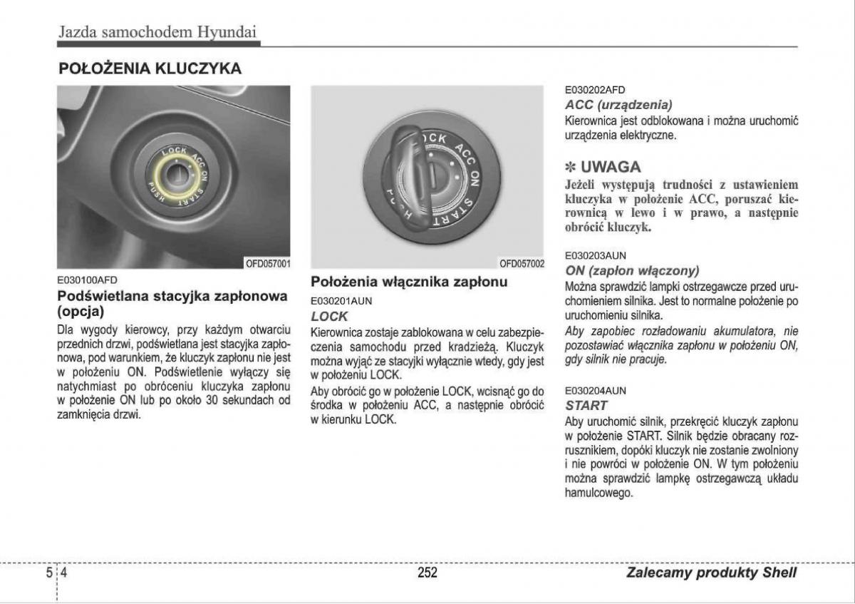 Hyundai i30 I 1 instrukcja obslugi / page 252