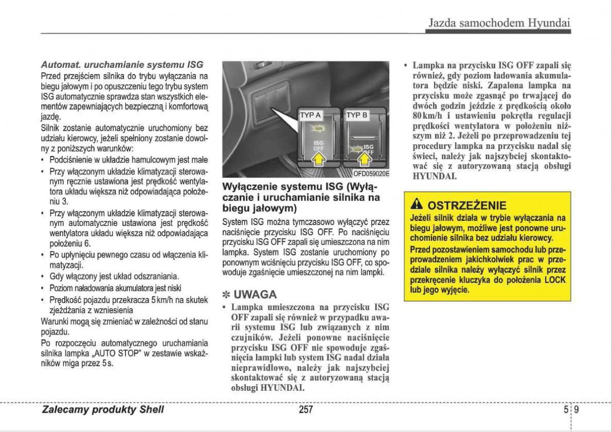 manual  Hyundai i30 I 1 instrukcja / page 257