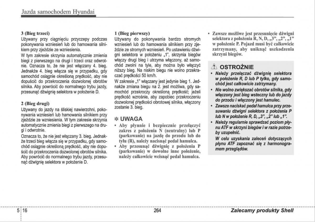 manual  Hyundai i30 I 1 instrukcja / page 264