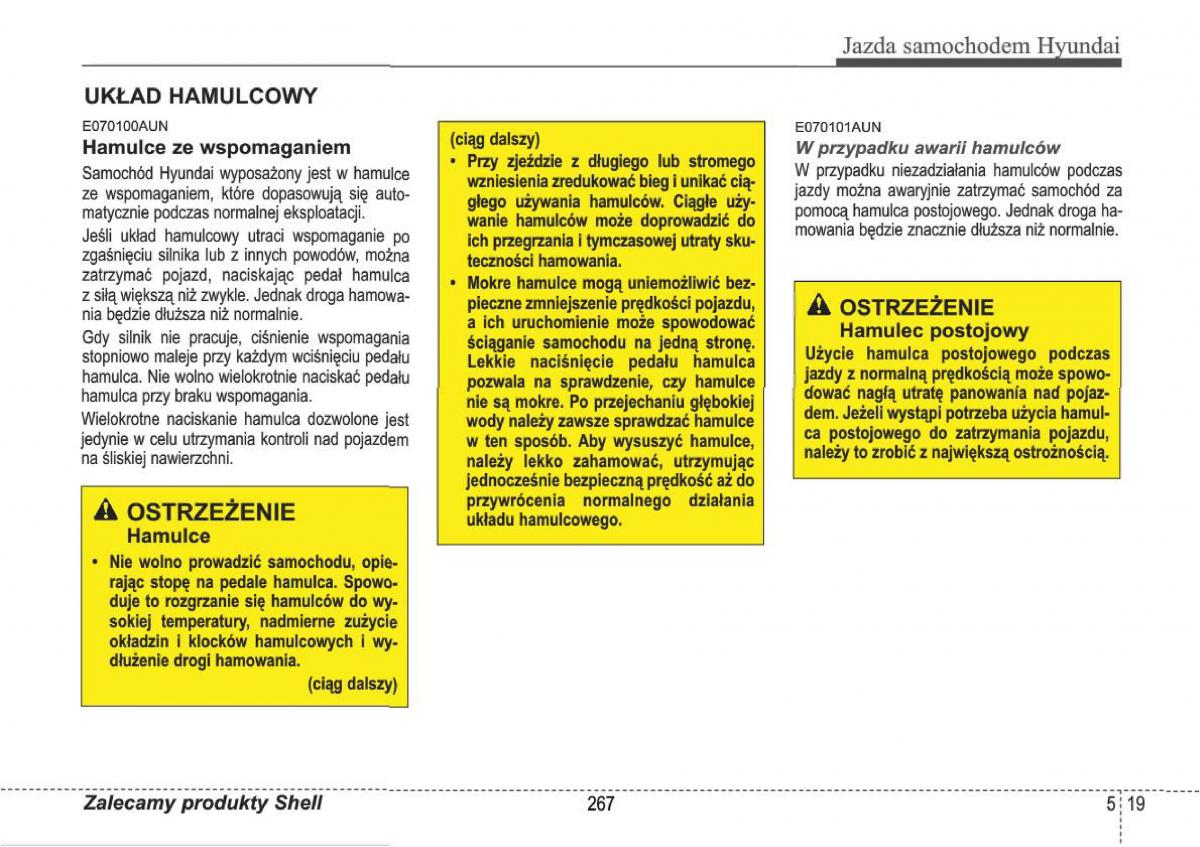 manual  Hyundai i30 I 1 instrukcja / page 267