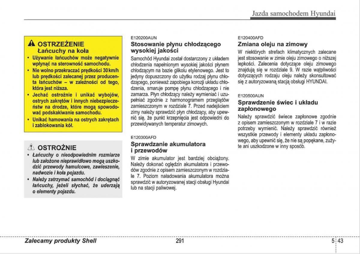 manual  Hyundai i30 I 1 instrukcja / page 291