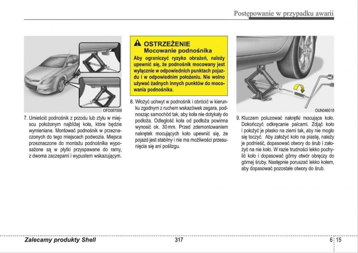 manual  Hyundai i30 I 1 instrukcja / page 317