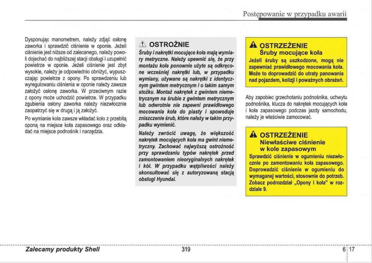 manual  Hyundai i30 I 1 instrukcja / page 319