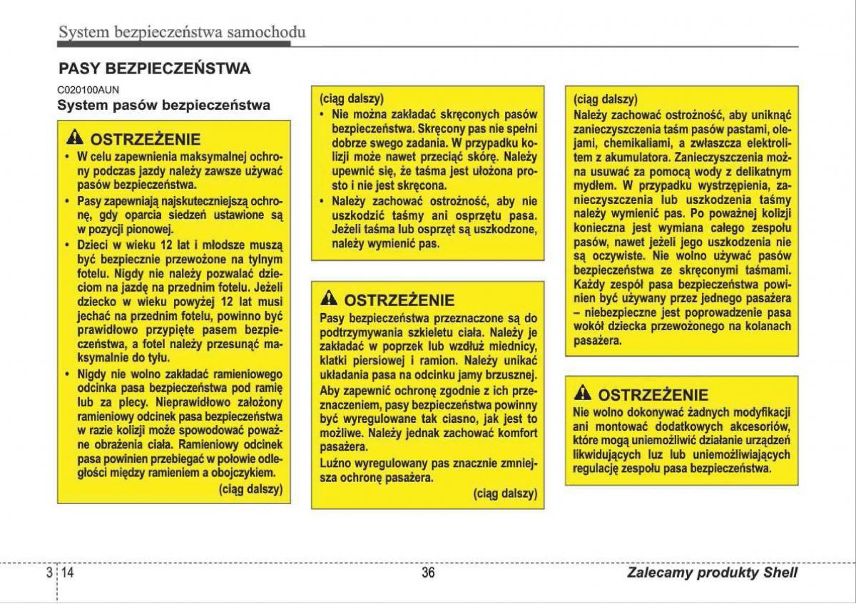 manual  Hyundai i30 I 1 instrukcja / page 36