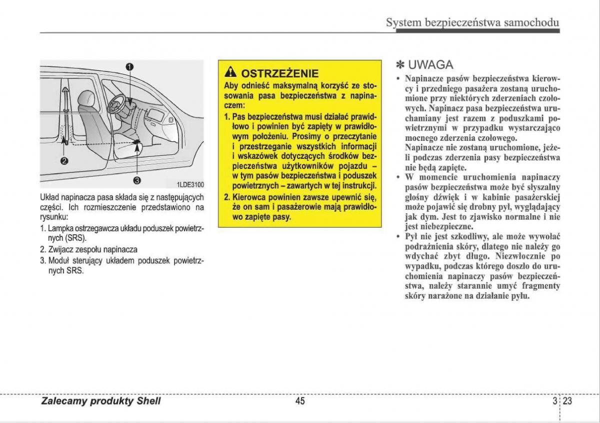 manual  Hyundai i30 I 1 instrukcja / page 45