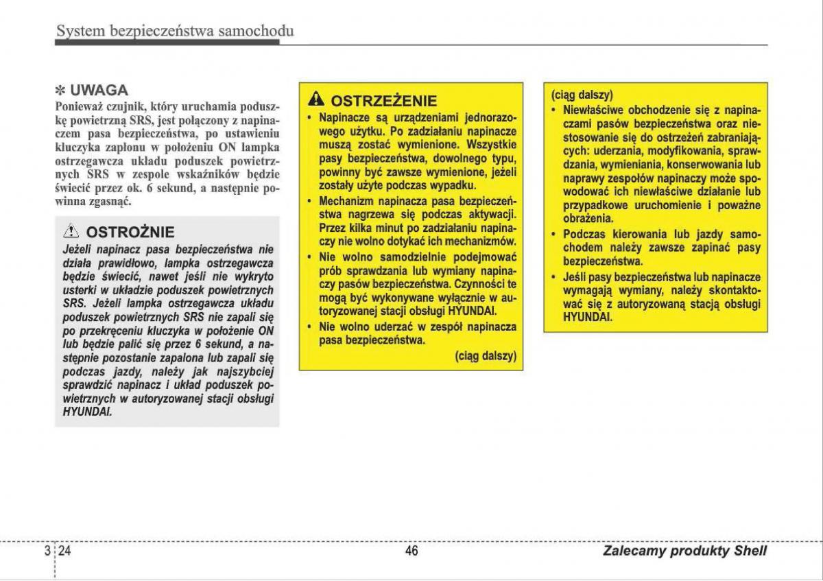 manual  Hyundai i30 I 1 instrukcja / page 46