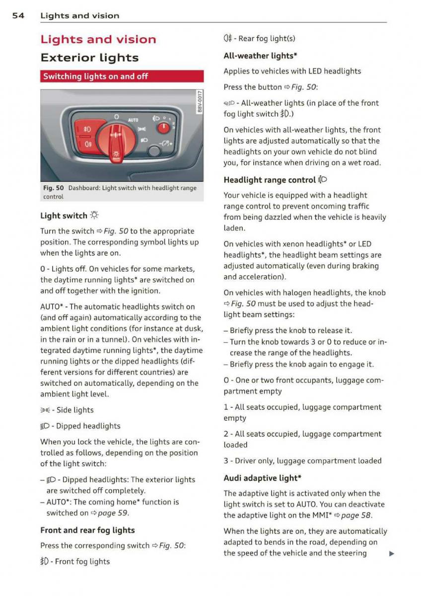 Audi A3 S3 III owners manual / page 56