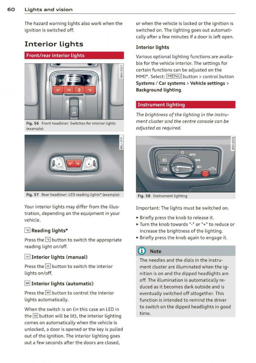 Audi A3 S3 III owners manual / page 62