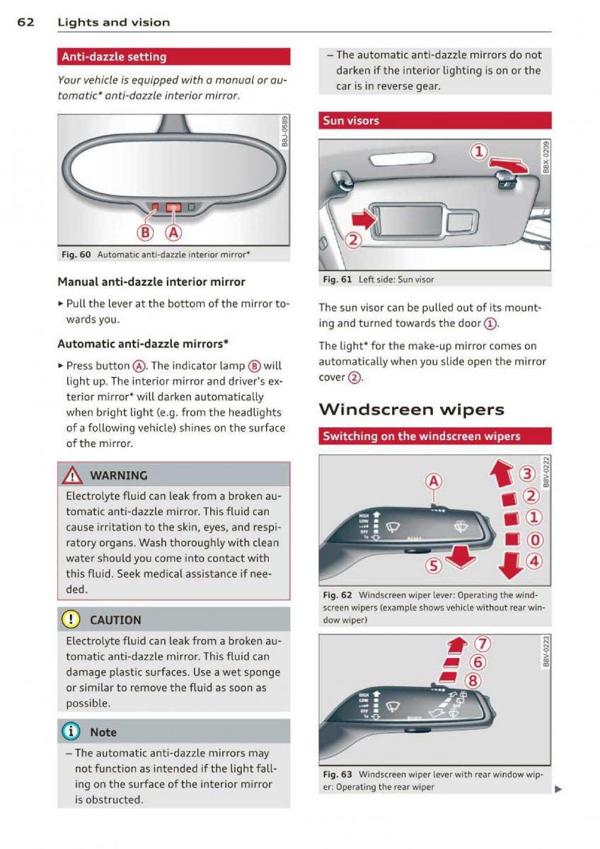 Audi A3 S3 III owners manual / page 64