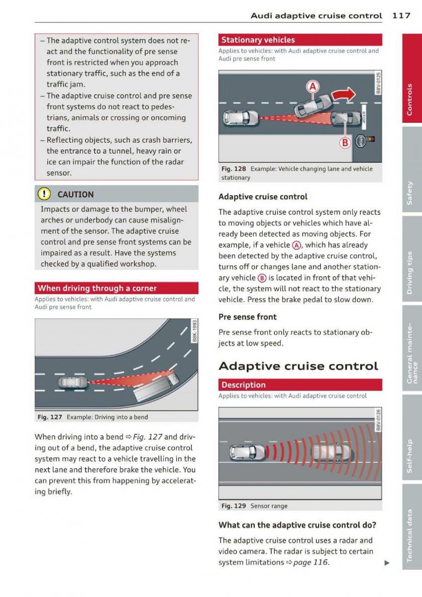 Audi A3 S3 III owners manual / page 119