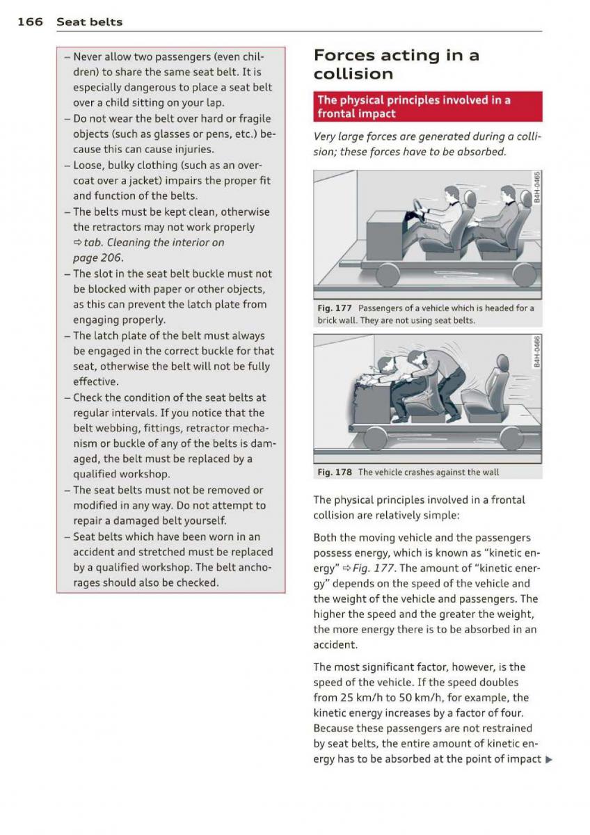 Audi A3 S3 III owners manual / page 168