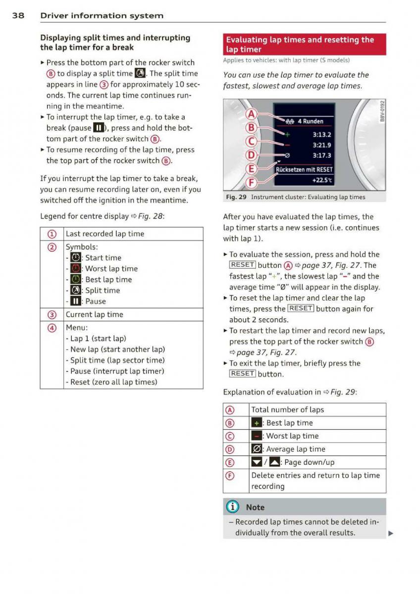 Audi A3 S3 III owners manual / page 40