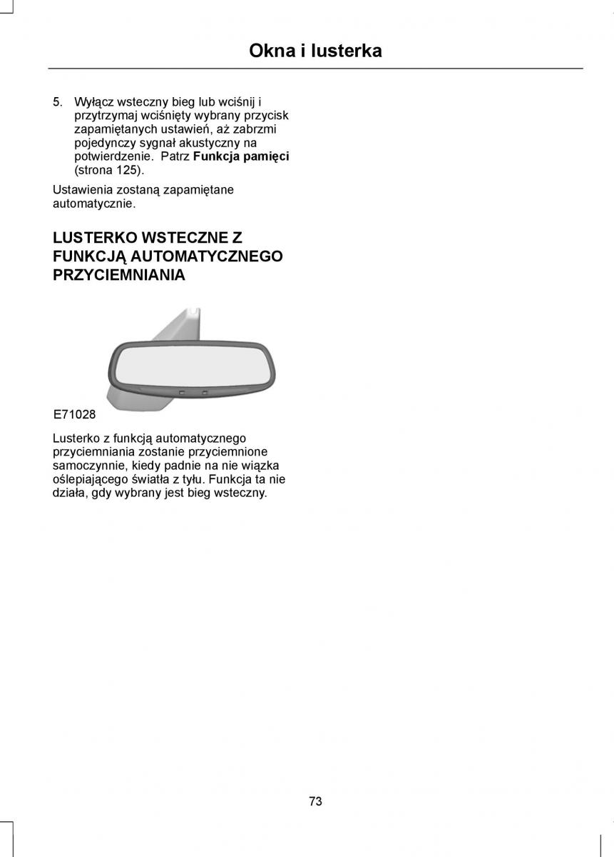 Ford Mondeo IV 4 instrukcja obslugi / page 75