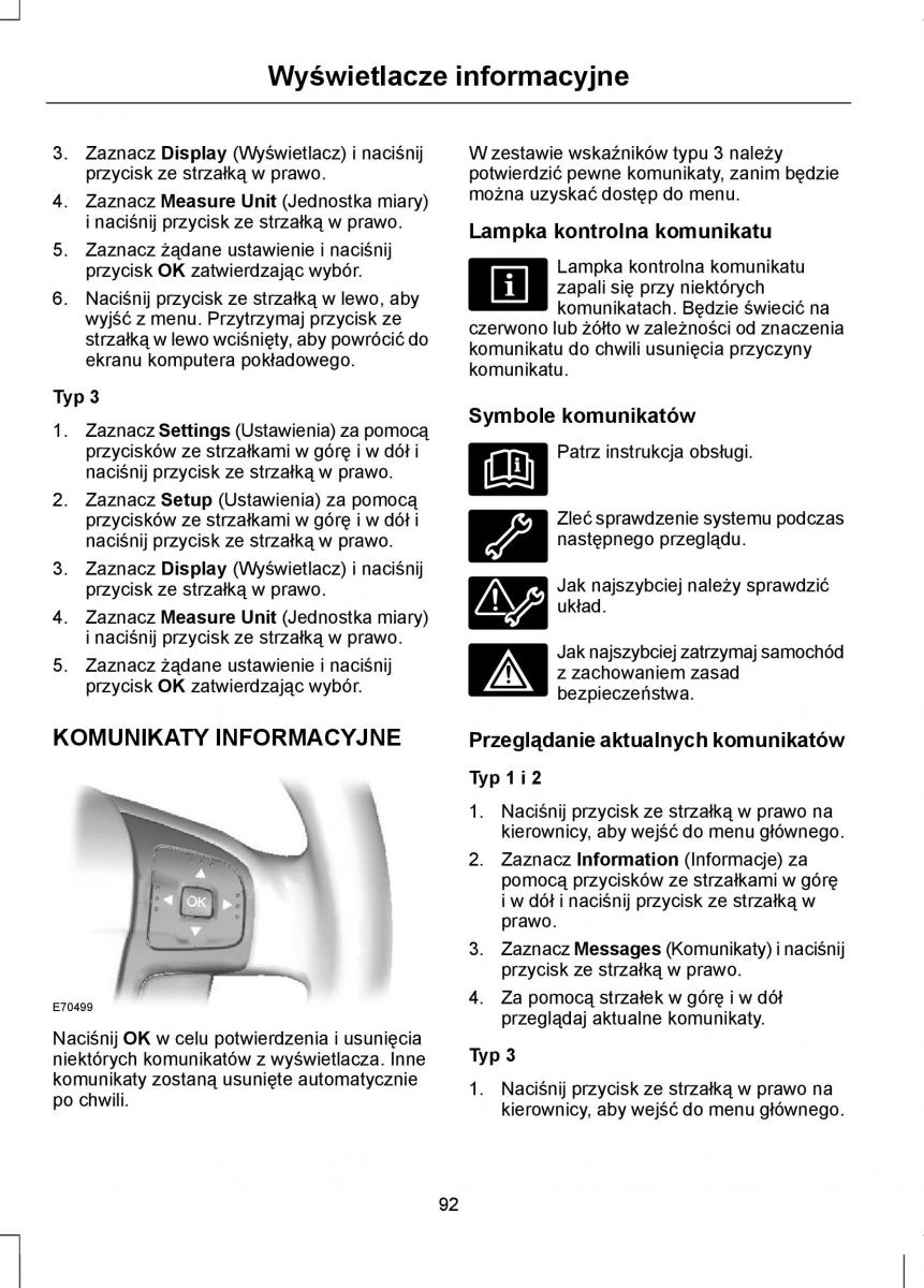 Ford Mondeo IV 4 instrukcja obslugi / page 94