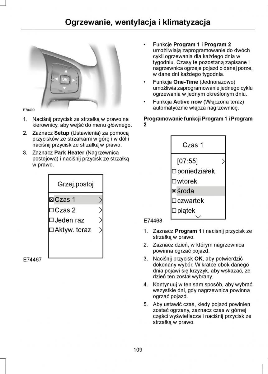 Ford Mondeo IV 4 instrukcja obslugi / page 111