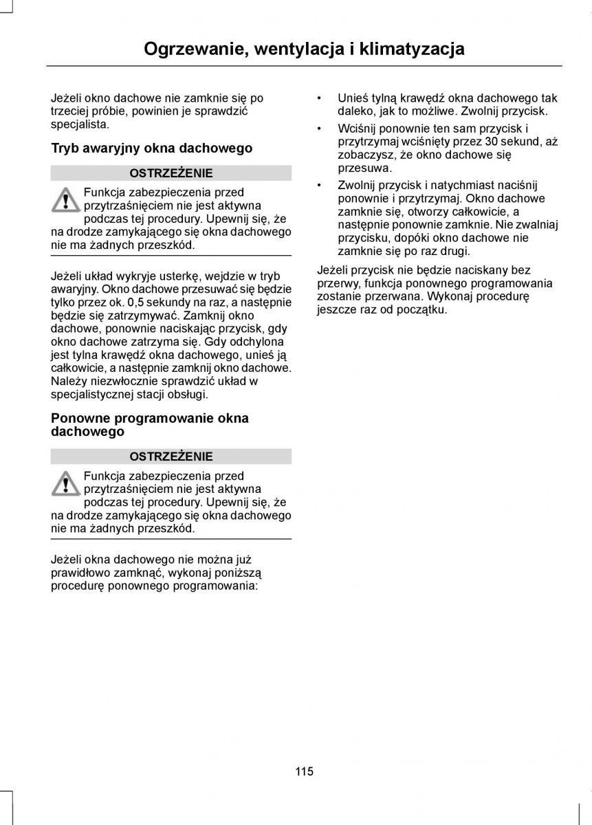 Ford Mondeo IV 4 instrukcja obslugi / page 117