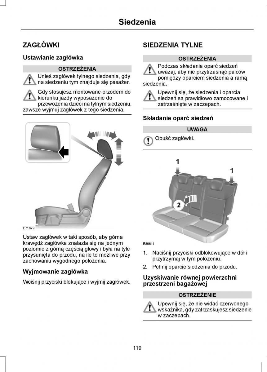 Ford Mondeo IV 4 instrukcja obslugi / page 121