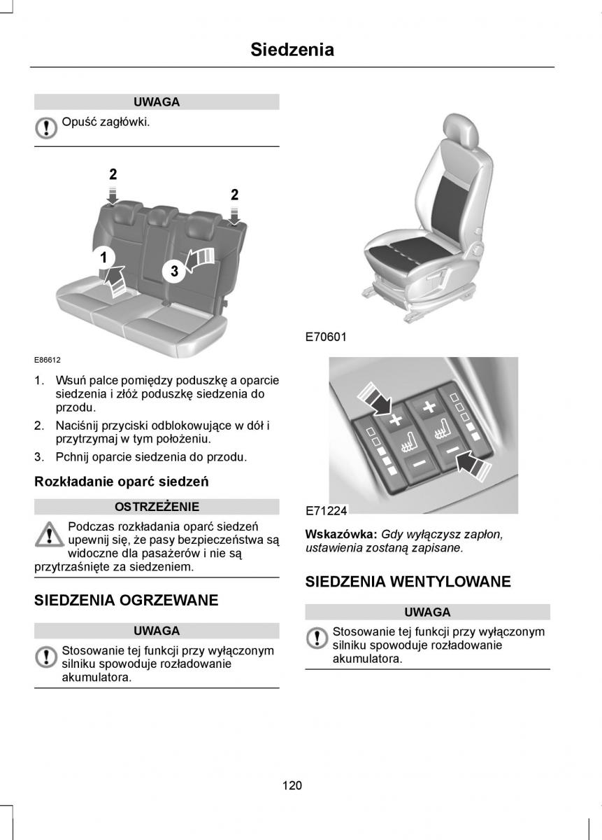 Ford Mondeo IV 4 instrukcja obslugi / page 122