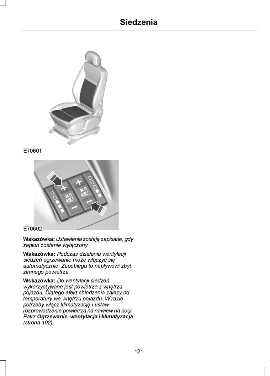 Ford Mondeo IV 4 instrukcja obslugi / page 123