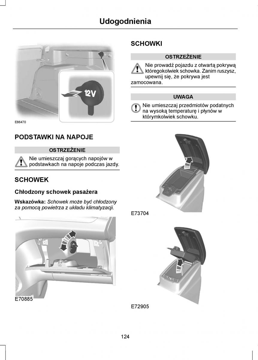 Ford Mondeo IV 4 instrukcja obslugi / page 126