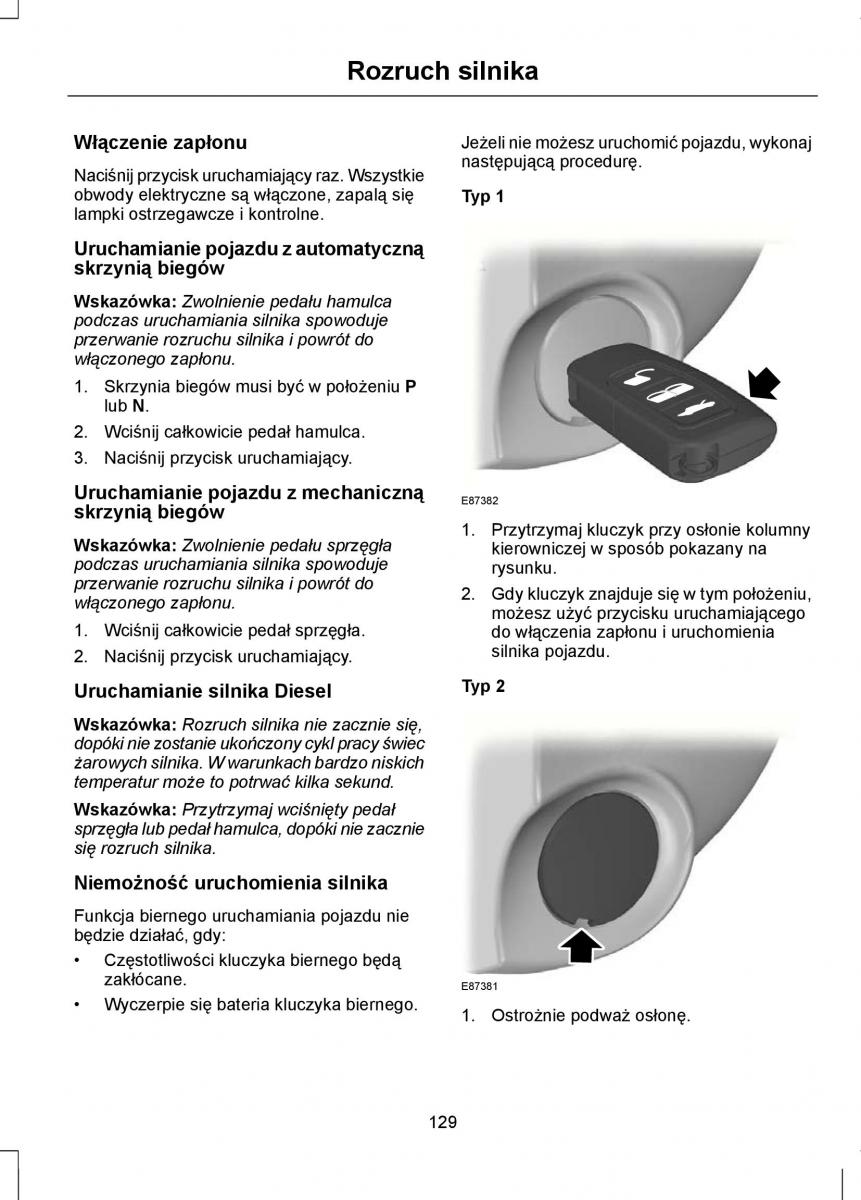 Ford Mondeo IV 4 instrukcja obslugi / page 131