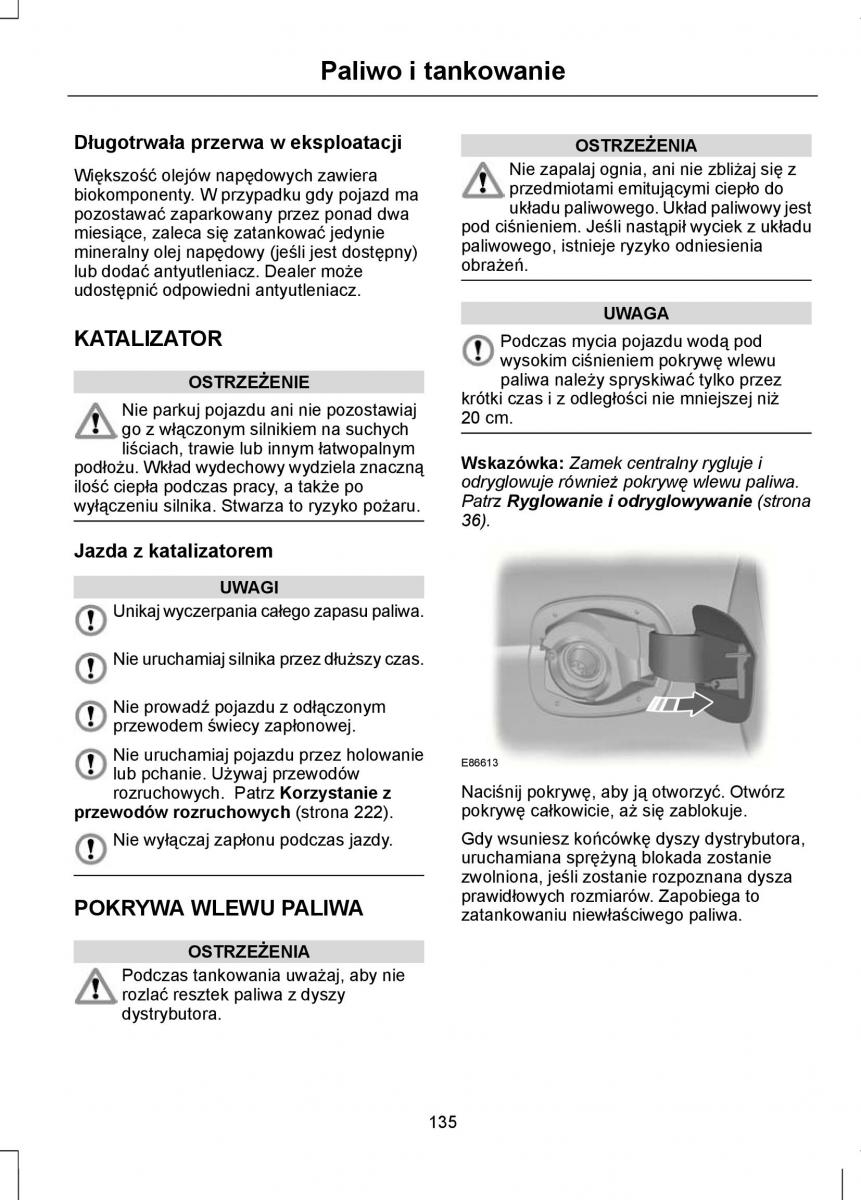 Ford Mondeo IV 4 instrukcja obslugi / page 137