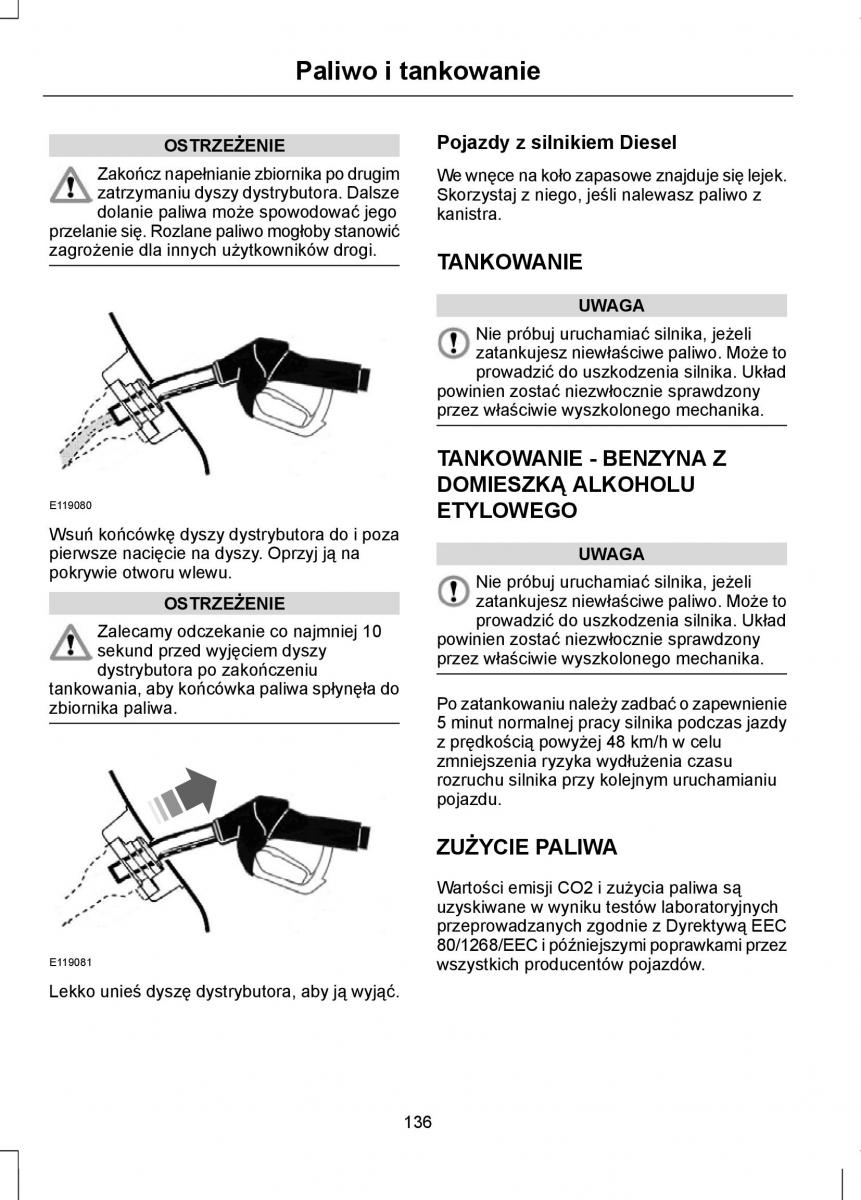 Ford Mondeo IV 4 instrukcja obslugi / page 138