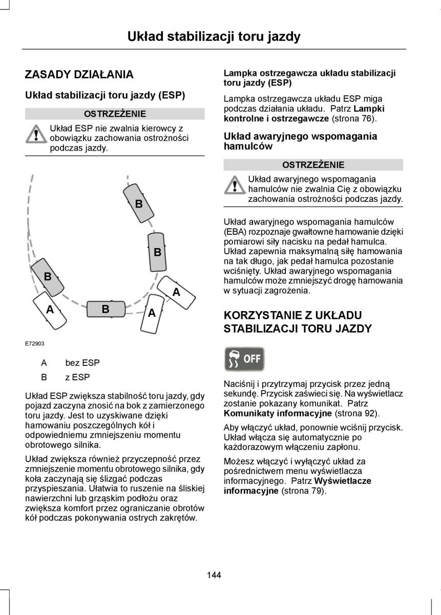 Ford Mondeo IV 4 instrukcja obslugi / page 146