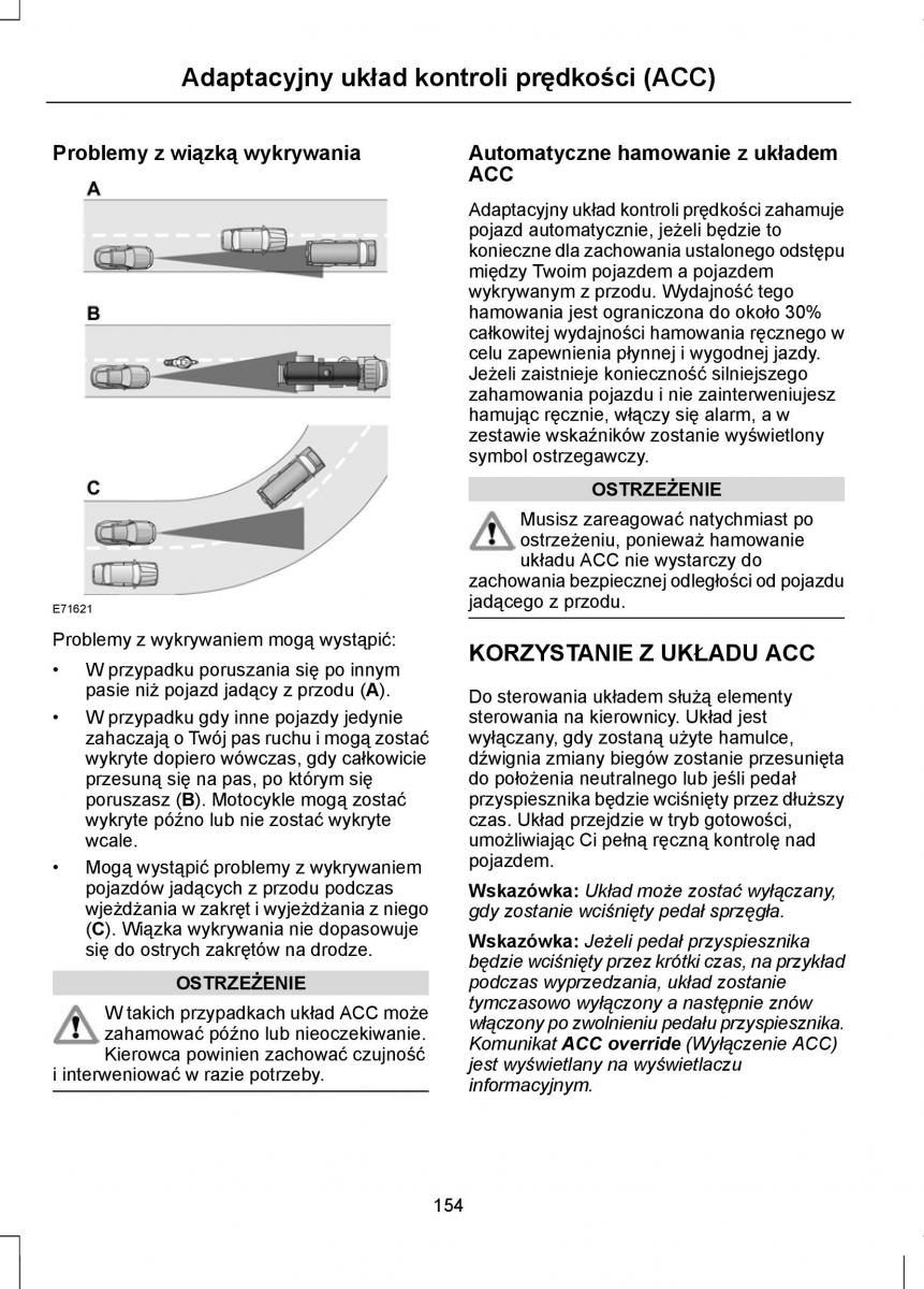 Ford Mondeo IV 4 instrukcja obslugi / page 156