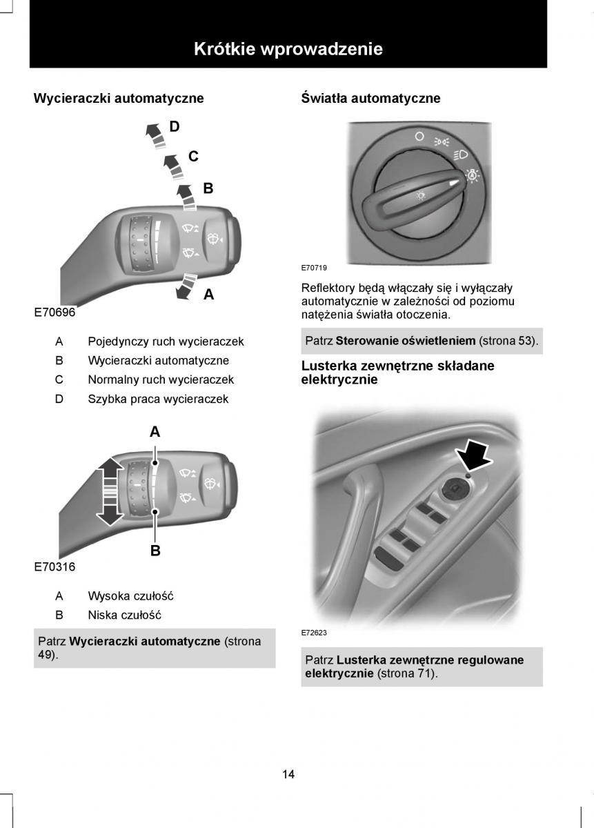 Ford Mondeo IV 4 instrukcja obslugi / page 16