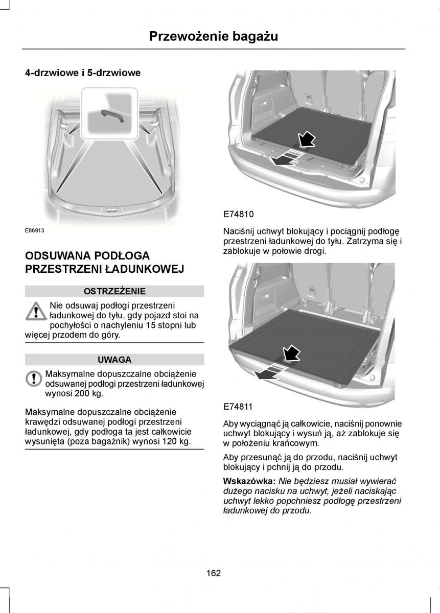 Ford Mondeo IV 4 instrukcja obslugi / page 164