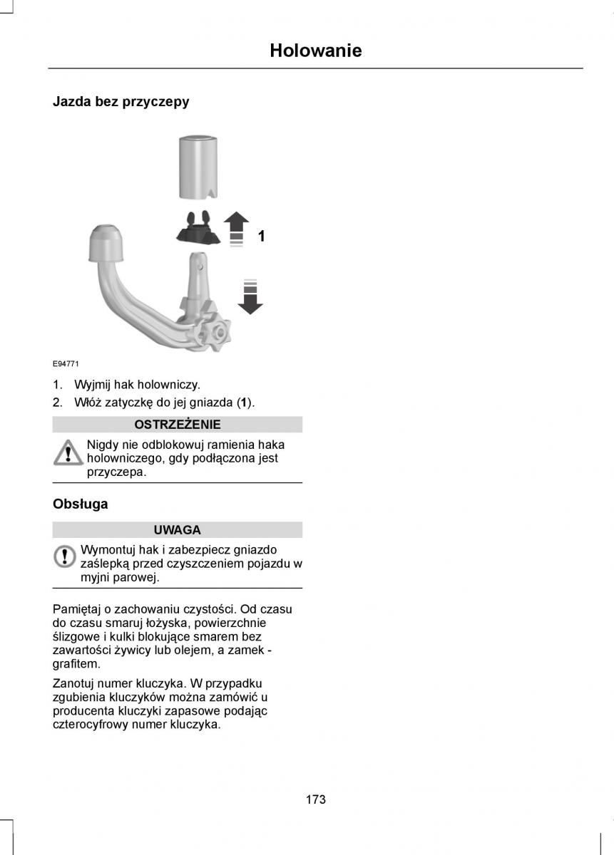 Ford Mondeo IV 4 instrukcja obslugi / page 175