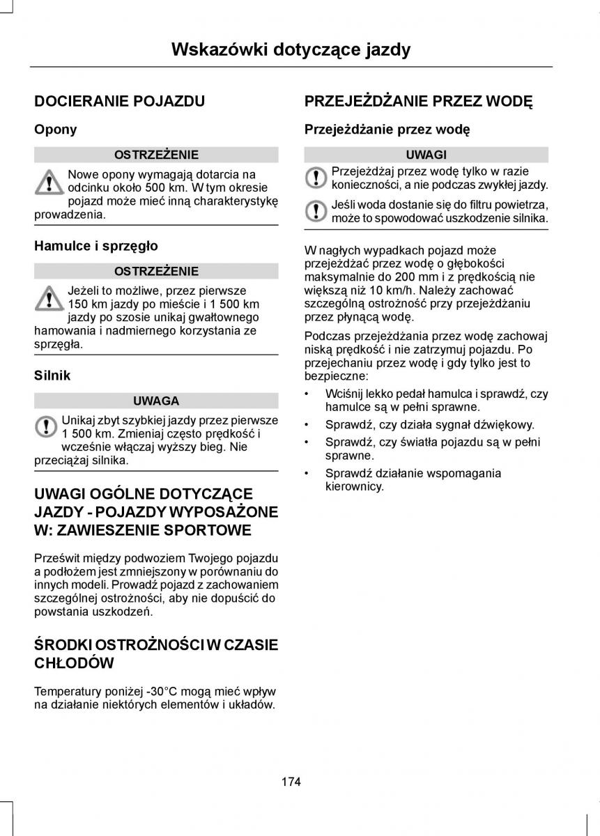 Ford Mondeo IV 4 instrukcja obslugi / page 176