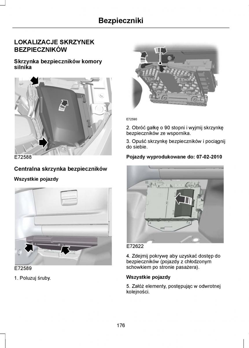 Ford Mondeo IV 4 instrukcja obslugi / page 178