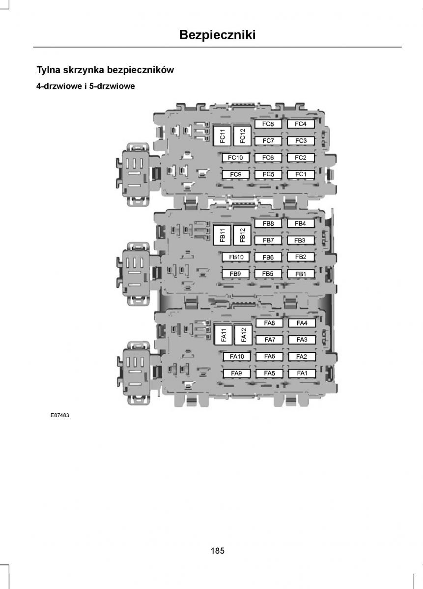 Ford Mondeo IV 4 instrukcja obslugi / page 187