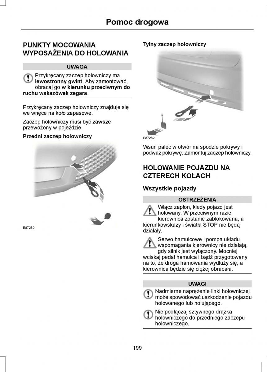 Ford Mondeo IV 4 instrukcja obslugi / page 201