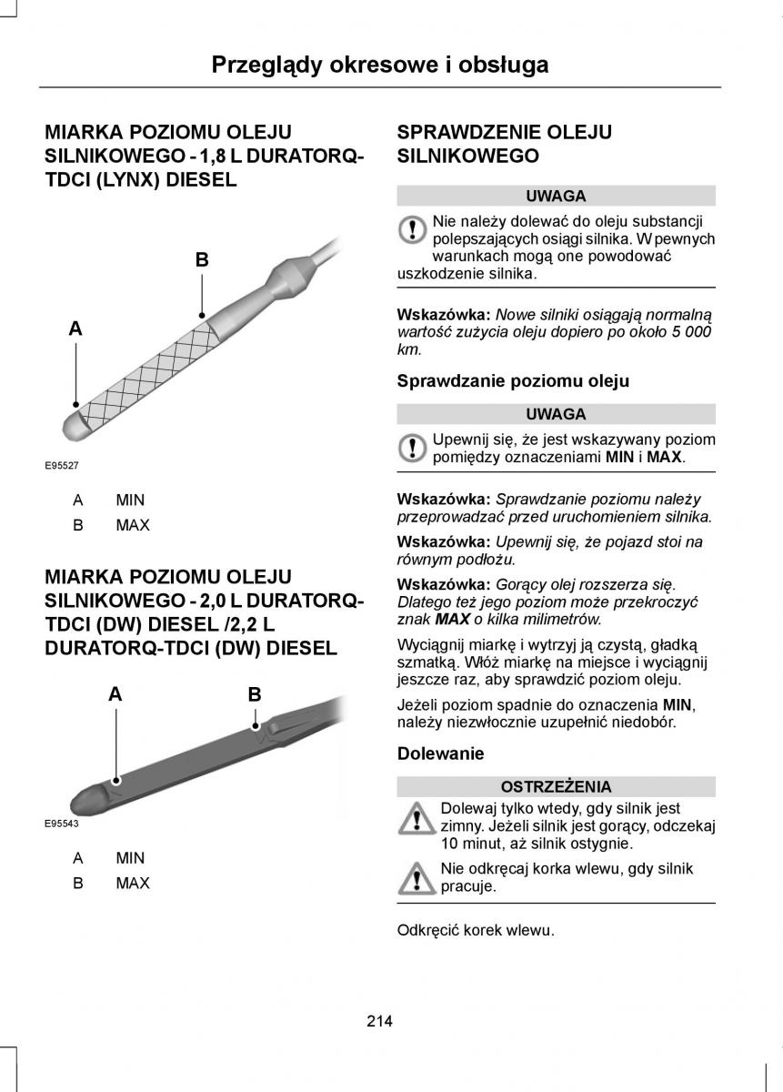 Ford Mondeo IV 4 instrukcja obslugi / page 216