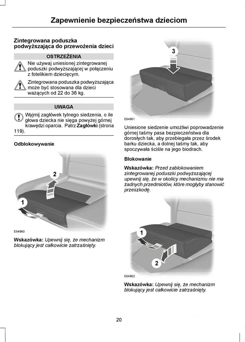 Ford Mondeo IV 4 instrukcja obslugi / page 22