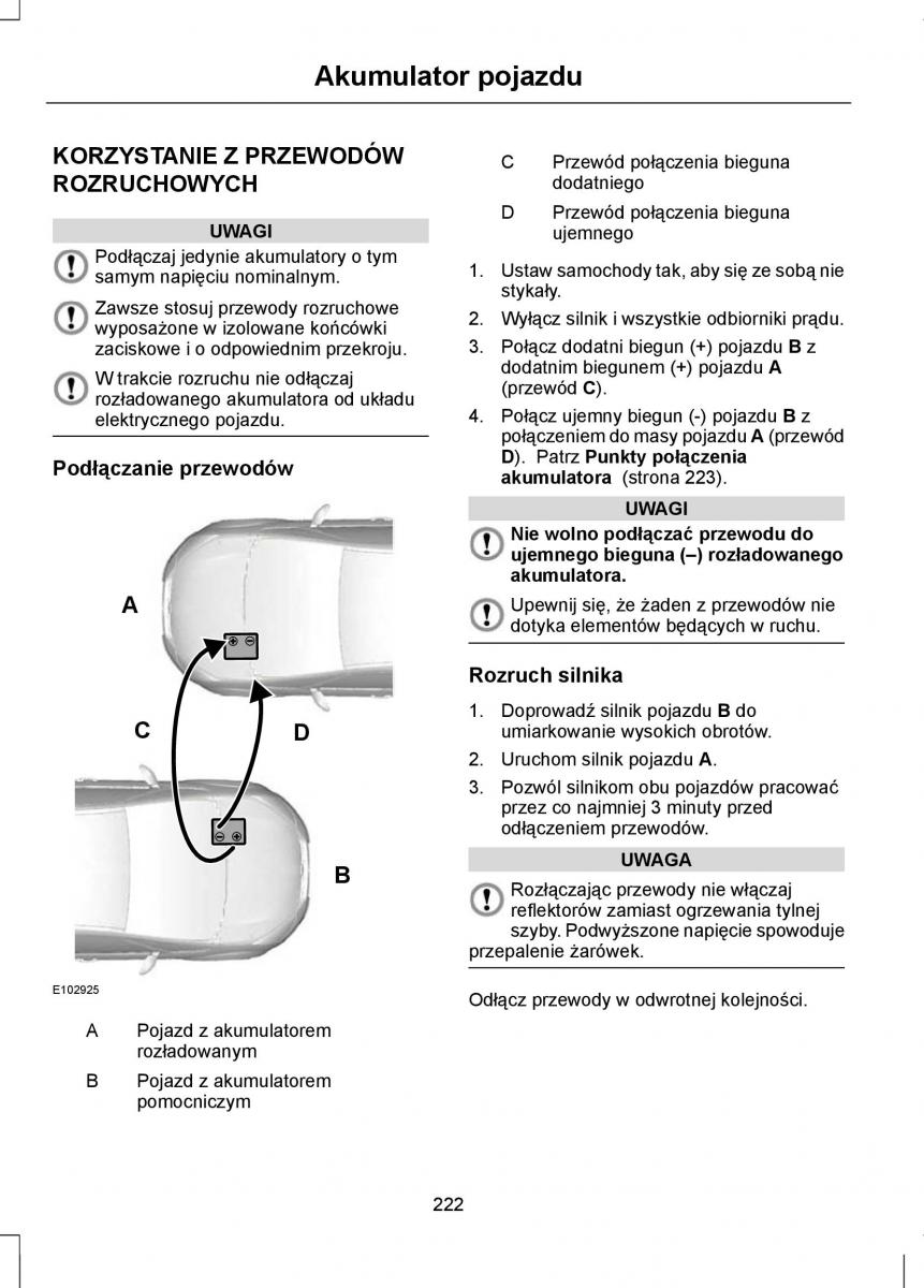 Ford Mondeo IV 4 instrukcja obslugi / page 224