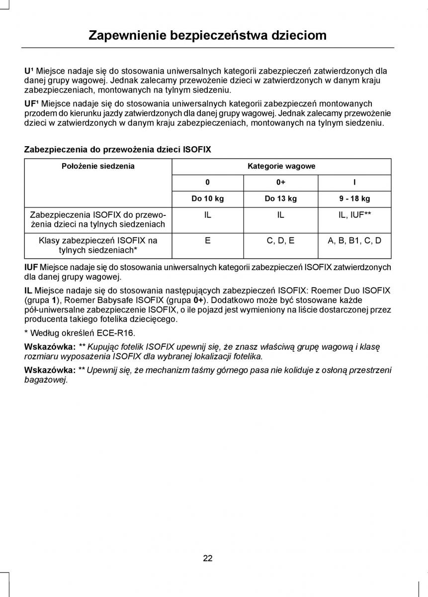 Ford Mondeo IV 4 instrukcja obslugi / page 24